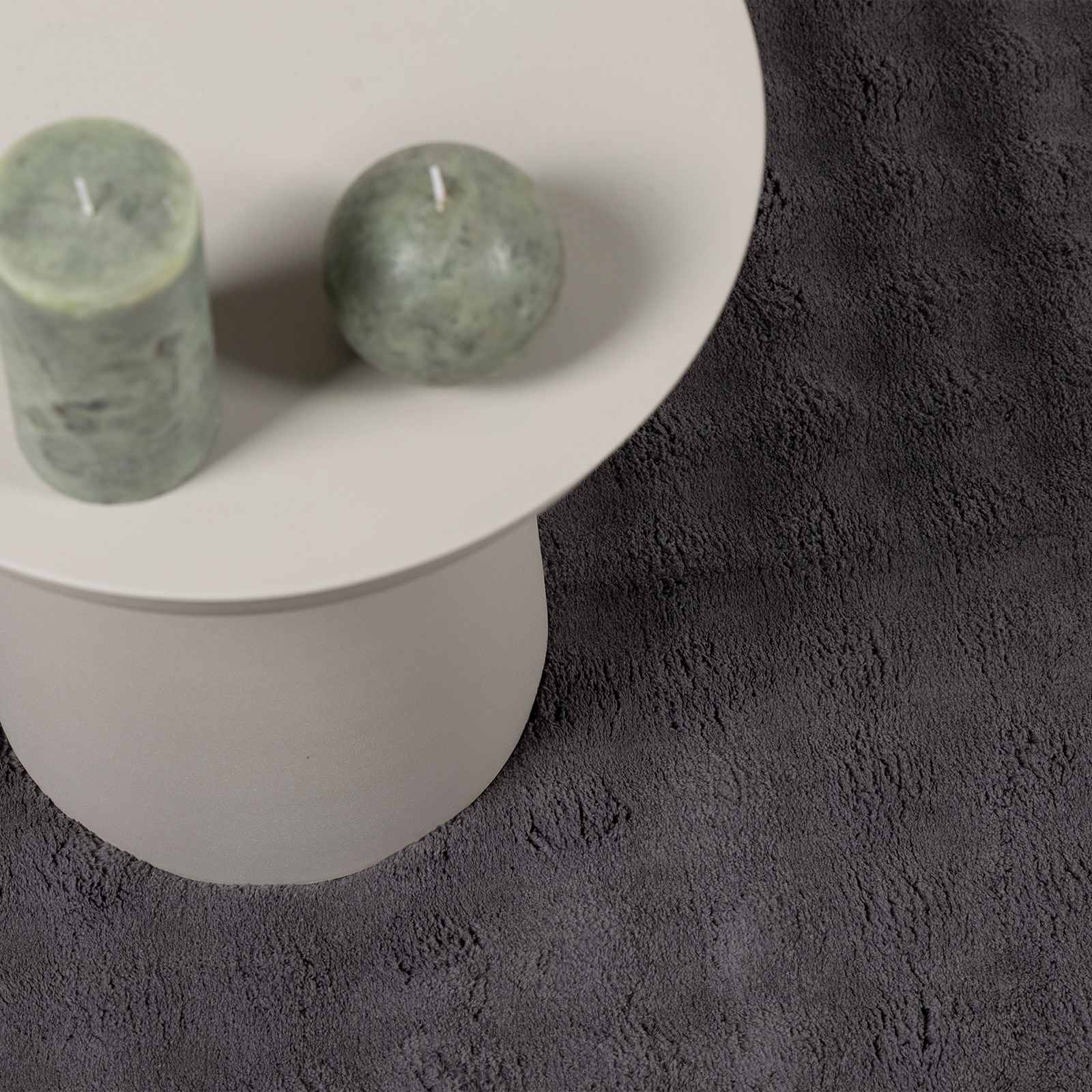 Teritorijas paklāji Apaļš Antracīts Ø 160 CM