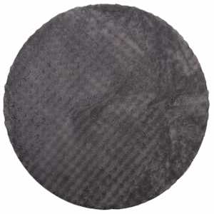 Kusové koberce Kulatý SIROLO Antracitová Ø 160 CM Polyester - obrázek 2