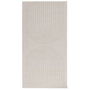 vidaXL Siseruumide vaip GALATI Kreemjas 150 x 80 cm Pol&uuml;ester