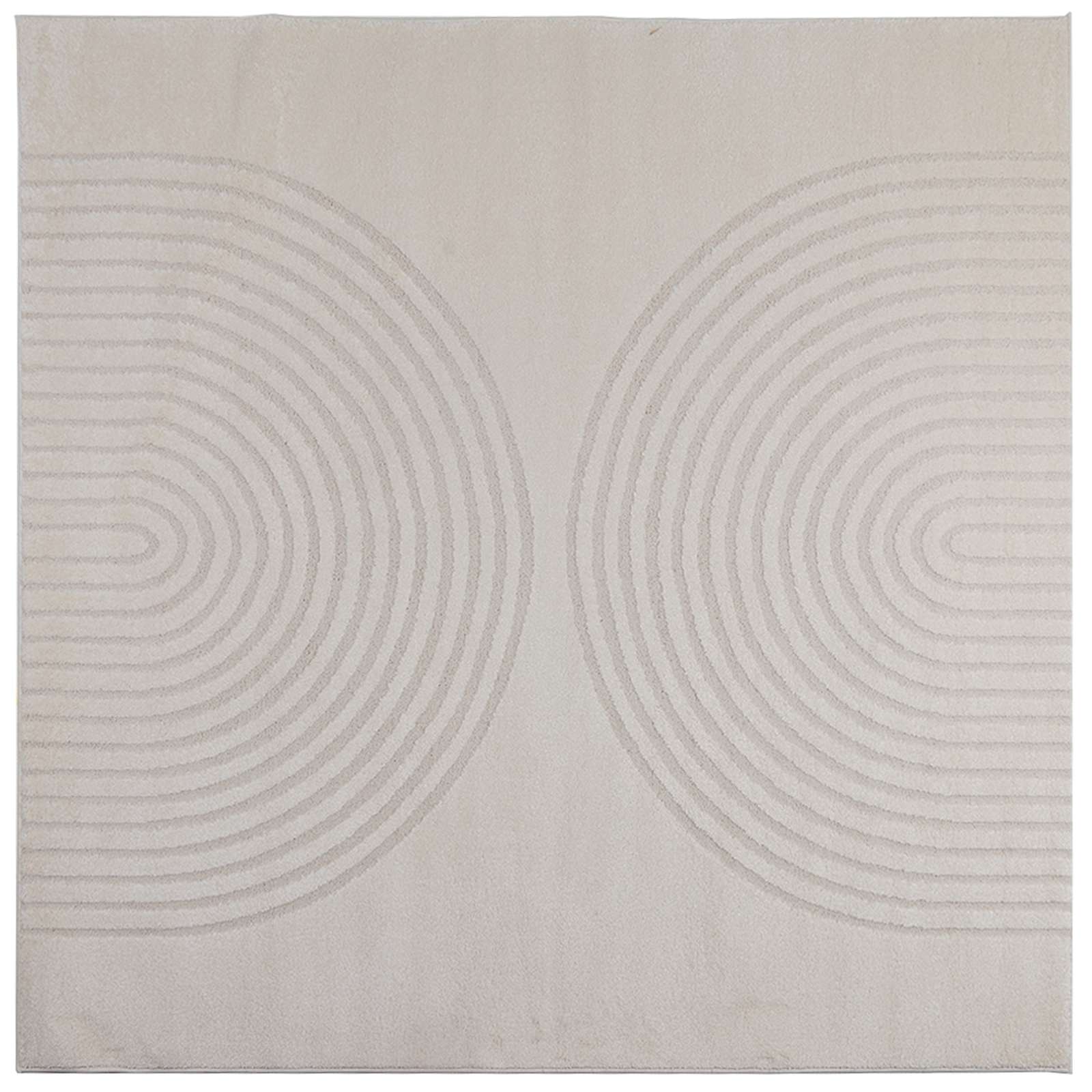 Teritorijas paklāji Kvadrātveida Krēmkrāsa 200 x 200 cm