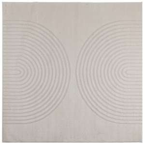 Kusové koberce Čtvercový GALATI Krémová 200 x 200 cm Polyester - obrázek 2