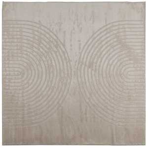 Kusové koberce Čtvercový GALATI Béžová 120 x 120 cm Polyester - obrázek 2