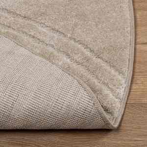 Kusové koberce Kulatý GALATI Béžová Ø 120 CM Polyester - obrázek 4