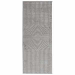 Kusové koberce Obdélníkový GALATI Šedý 200 x 80 cm Polyester - obrázek 2