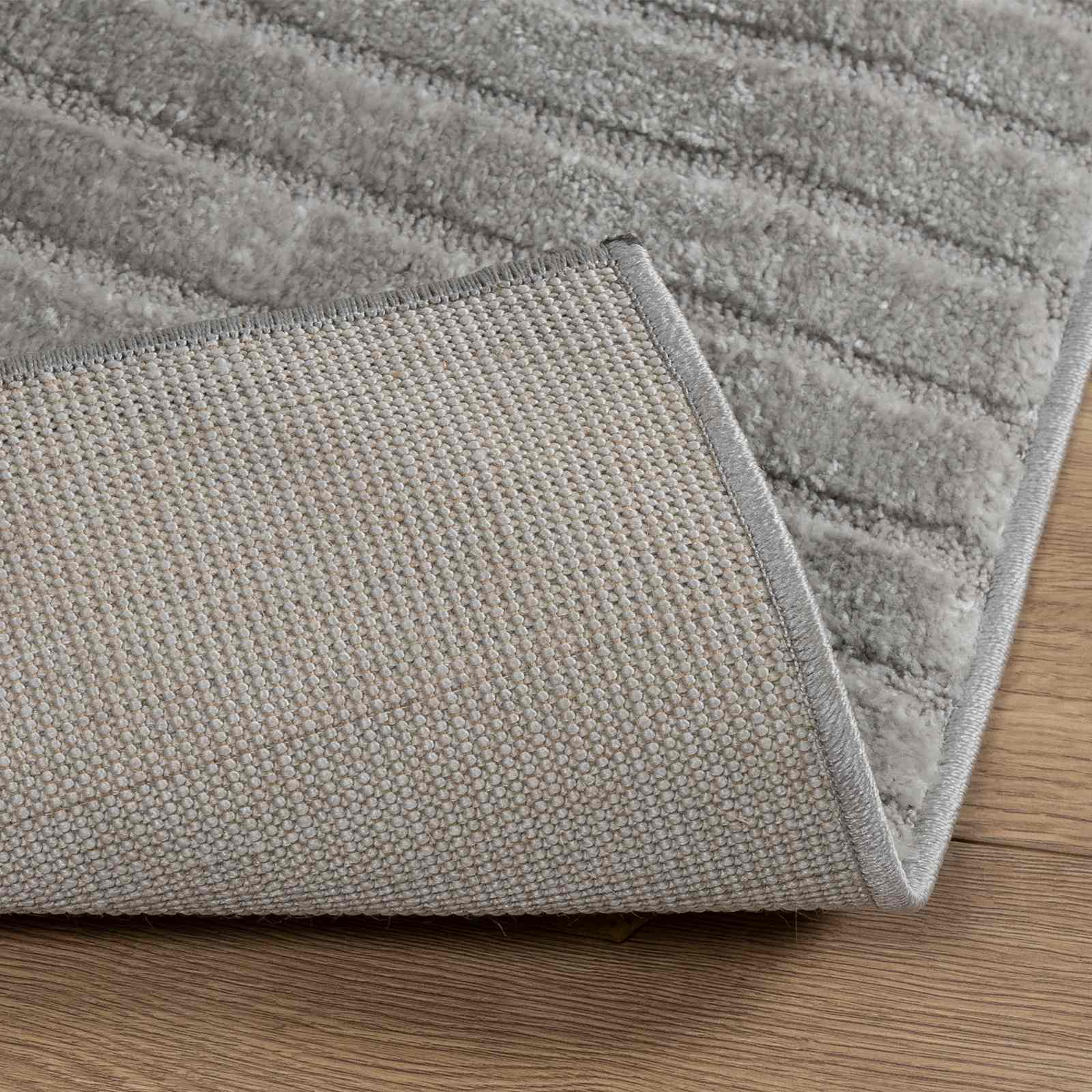 Preproge za površine Kvadrat HUARTE Siva 120 x 120 cm Poliester - slika 4