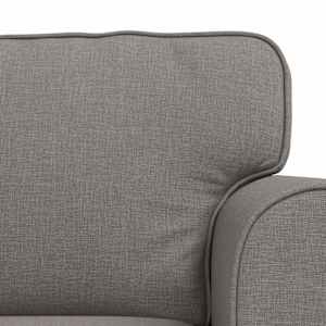 Set pohovek 2 pcs Taupe 155 x 82 x 80 cm textil - obrázek 6