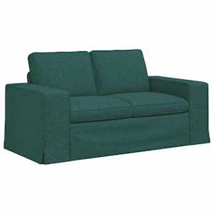 Set pohovek 2 pcs Tmavě zelená 182 x 80 x 82 cm textil - obrázek 5