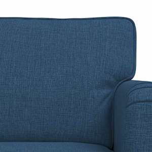 Set pohovek 2 pcs Modrá 144 x 80 x 85 cm textil - obrázek 6