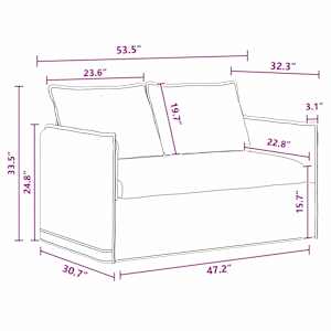 Set pohovek 2 pcs Tmavě šedá 196 x 82 x 85 cm textil - obrázek 11