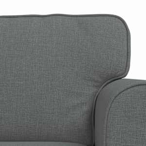 Set pohovek 2 pcs Tmavě šedá 175 x 82 x 80 cm textil - obrázek 6