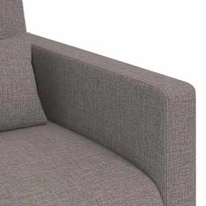 Set pohovek 2 pcs Taupe 158 x 78 x 80 cm textil - obrázek 7