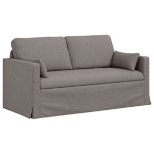 Set pohovek 2 pcs Taupe 158 x 78 x 80 cm textil - obrázek 5
