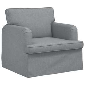 Set pohovek 2 pcs Světle šedá 162 x 80 x 85 cm textil - obrázek 4
