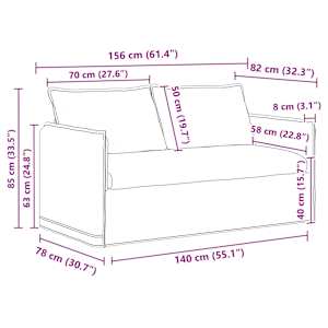 Set pohovek 2 pcs Světle šedá 196 x 82 x 85 cm textil - obrázek 10