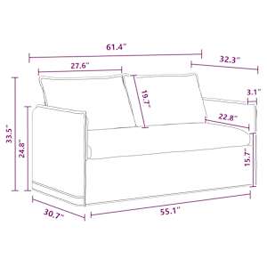 Set pohovek 2 pcs Tmavě šedá 196 x 82 x 85 cm textil - obrázek 12