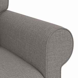 Set pohovek 2 pcs Taupe 215 x 82 x 80 cm textil - obrázek 7
