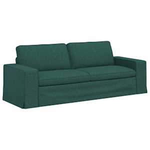 Set pohovek 2 pcs Tmavě zelená 182 x 80 x 82 cm textil - obrázek 5