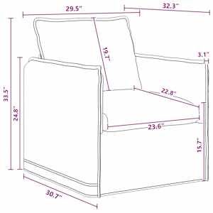 Set pohovek 2 pcs Tmavě šedá 196 x 82 x 85 cm textil - obrázek 10