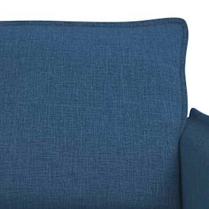 Set pohovek 2 pcs Modrá 196 x 82 x 85 cm textil - obrázek 6