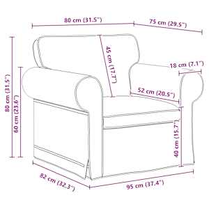 Set pohovek 2 pcs Světle šedá 245 x 82 x 80 cm textil - obrázek 9