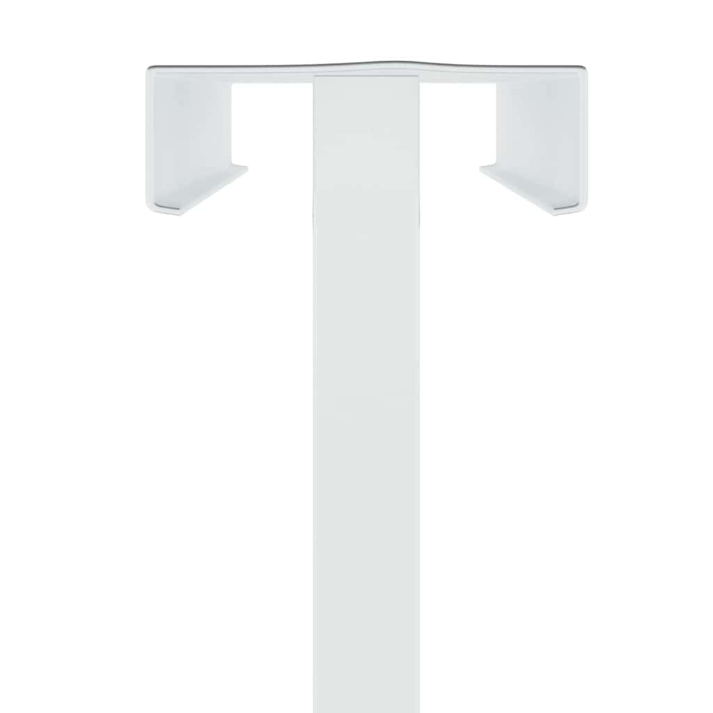 Kiállító Állvány 2 pcs Fehér 30 x 24 x 208 cm Vas