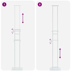 Stánky pro veletrhy 2 pcs Bílá 30 x 23,5 x 210 cm Ocel - obrázek 11