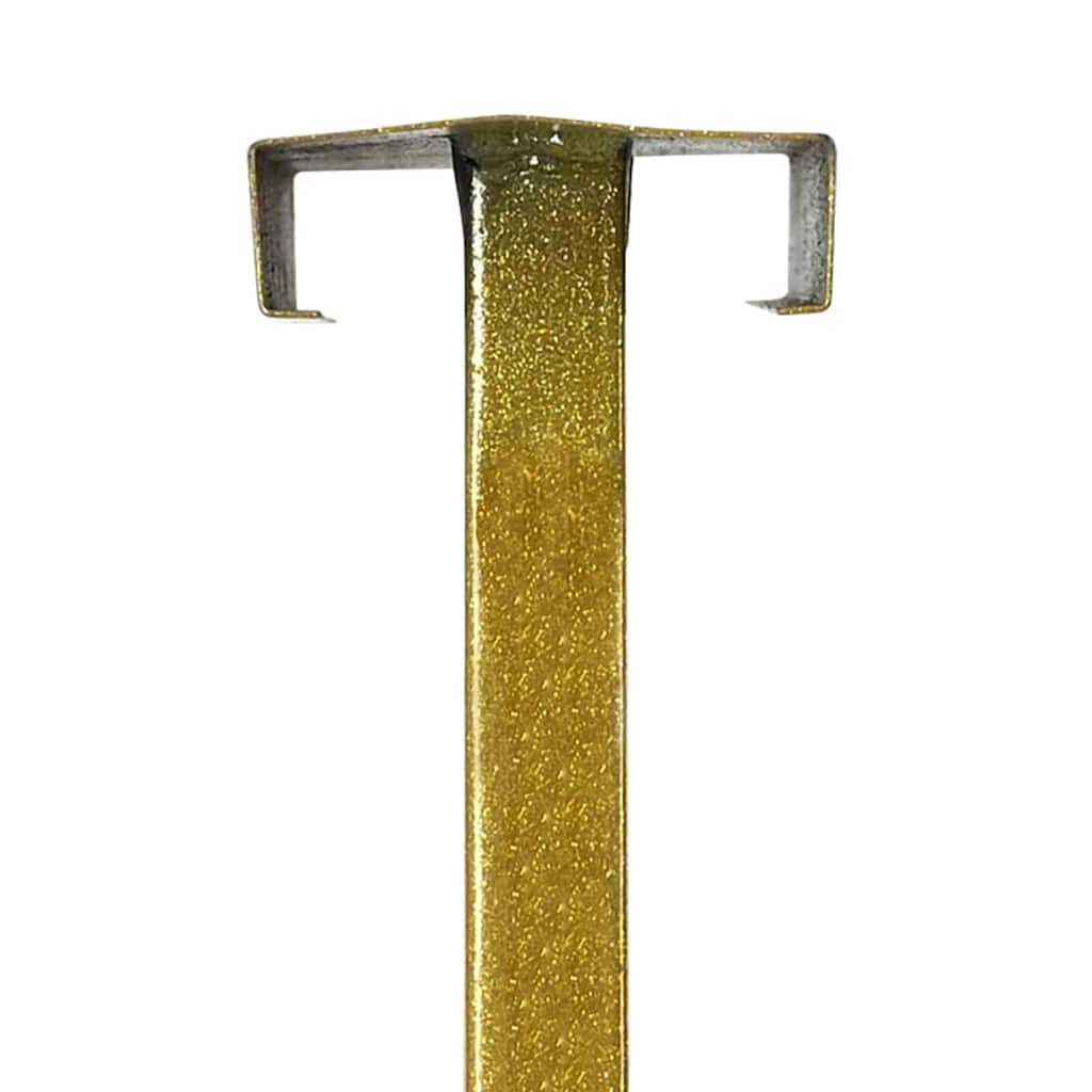 Kiállító Állvány 2 pcs Arany 30 x 24 x 208 cm Vas