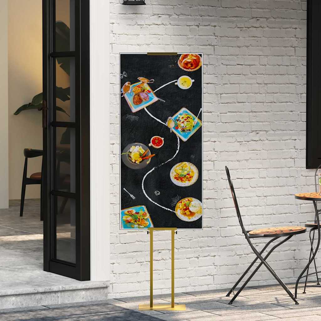 Kiállító Állvány 2 pcs Arany 30 x 24 x 208 cm Vas