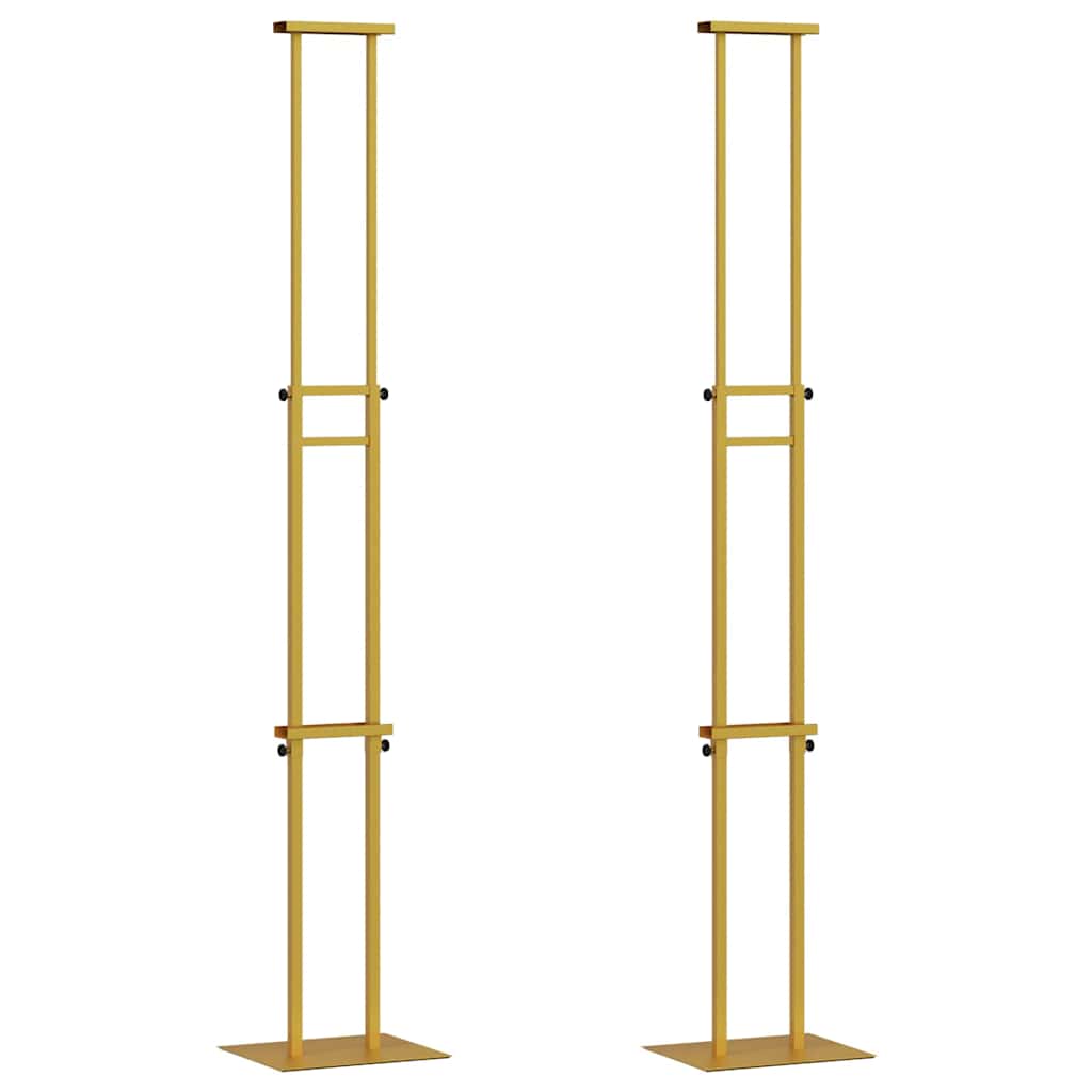 Kiállító Állvány 2 pcs Arany 30 x 24 x 208 cm Vas