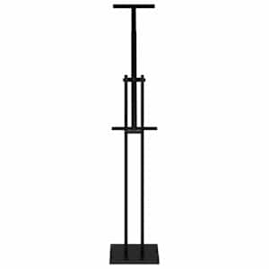 vidaXL Messin&auml;itus Displays 2 tk Must 26,5 x 26,5 x 150 cm Teras