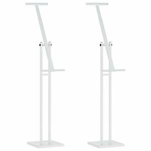 Stánky pro veletrhy 2 pcs Bílý 26,5 x 26,5 x 150 cm Ocel - obrázek 2