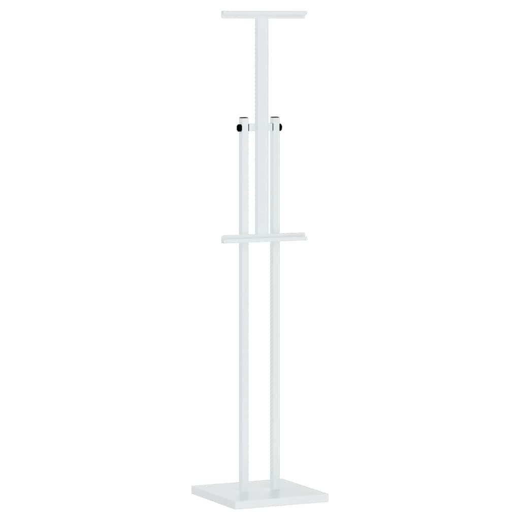 Kiállító Állvány 2 pcs Fehér 26,5 x 26,5 x 127 cm Acél