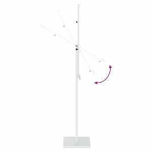 Stánky pro veletrhy 2 pcs Bílý 26,5 x 26,5 x 150 cm Ocel - obrázek 12