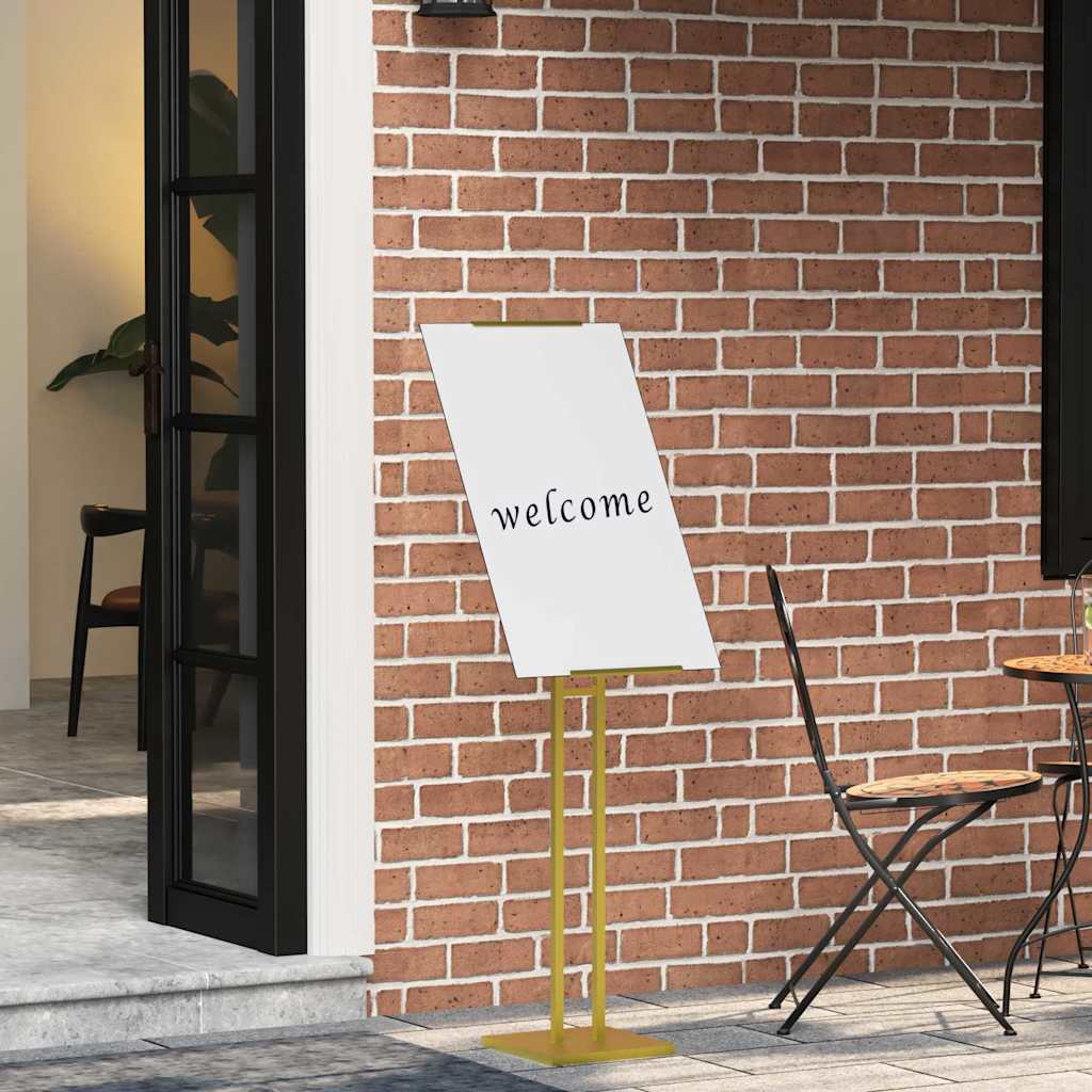 Kiállító Állvány 2 pcs Arany 26,5 x 26,5 x 150 cm Acél