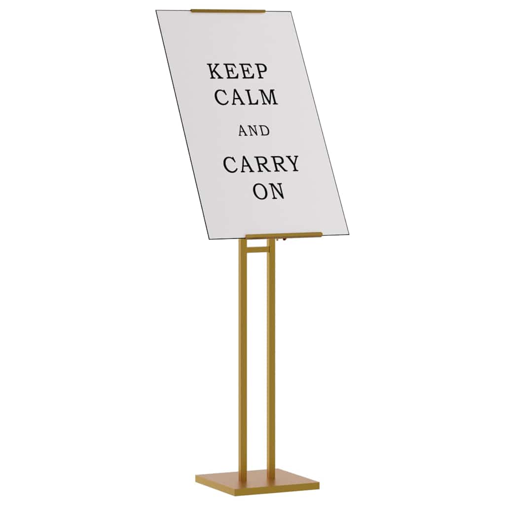 Kiállító Állvány 2 pcs Arany 26,5 x 26,5 x 127 cm Acél