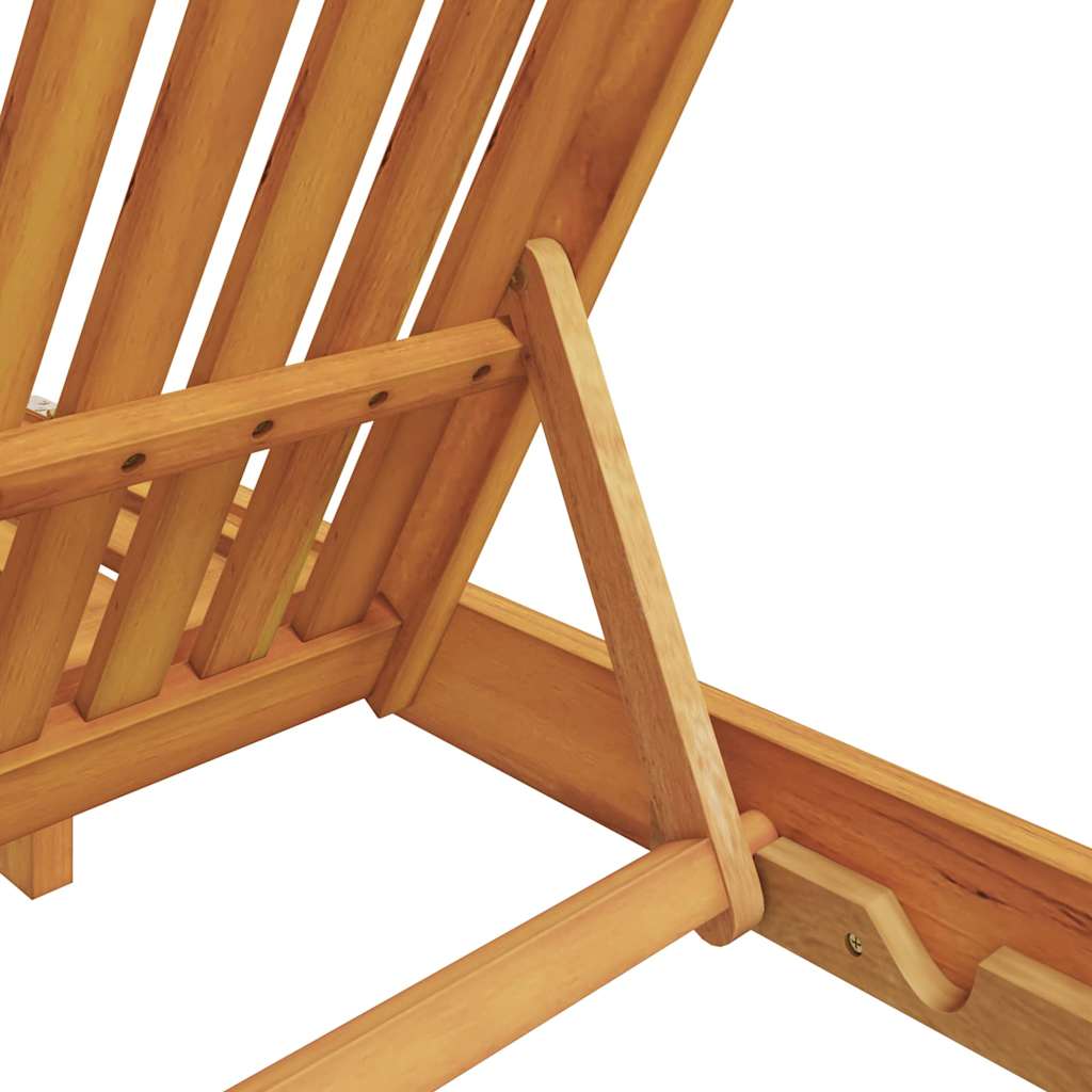 Ligstoel Bruin Massief Acaciahout image 8