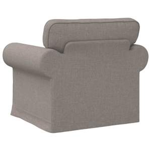 Pohovka Taupe 95 x 82 x 80 cm textil - obrázek 6