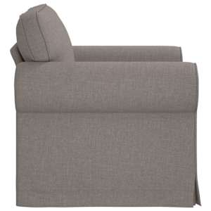 Pohovka Taupe 95 x 82 x 80 cm textil - obrázek 5