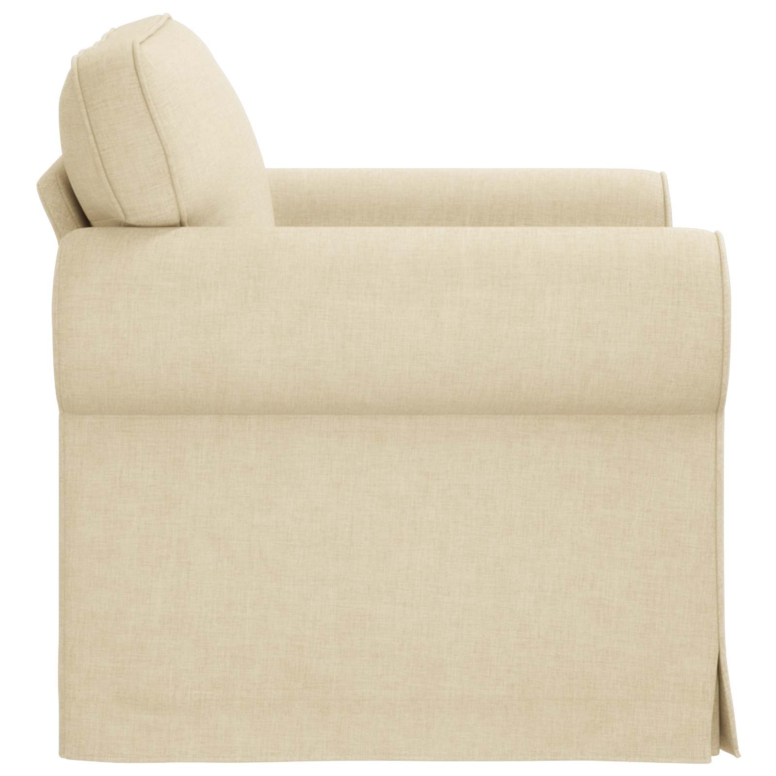 Dīvāns 60cm Krēmkrāsa Metāls