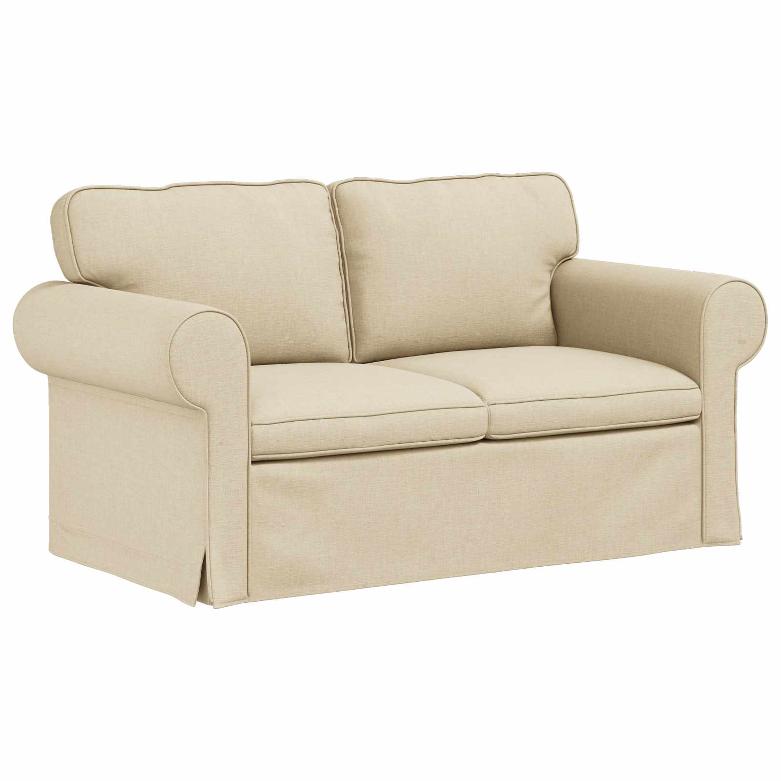 Thumbnail - vidaXL Sofa 120cm Creme Metall