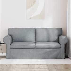 Pohovka Světle šedá 175 x 82 x 80 cm textil - obrázek 3