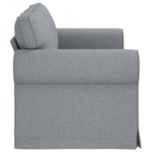 Pohovka Světle šedá 175 x 82 x 80 cm textil - obrázek 5