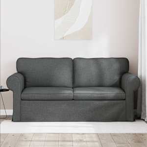 Pohovka Tmavě šedá 175 x 82 x 80 cm textil - obrázek 3