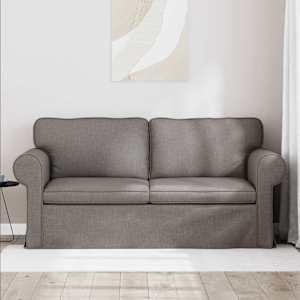 Pohovka Taupe 175 x 82 x 80 cm textil - obrázek 3