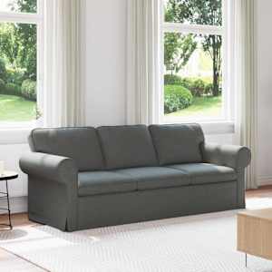 Kavč Temno siva 215 x 82 x 80 cm blago