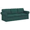 vidaXL Diivan Tume rohelise 215 x 82 x 80 cm kangas