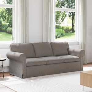 Pohovka Taupe 215 x 82 x 80 cm textil - obrázek 1