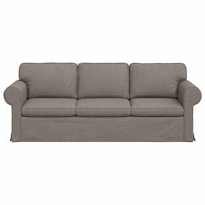 Pohovka Taupe 215 x 82 x 80 cm textil - obrázek 4