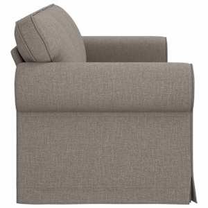Pohovka Taupe 215 x 82 x 80 cm textil - obrázek 5