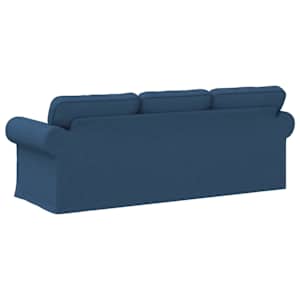 Pohovka Modrá 215 x 82 x 80 cm textil - obrázek 6